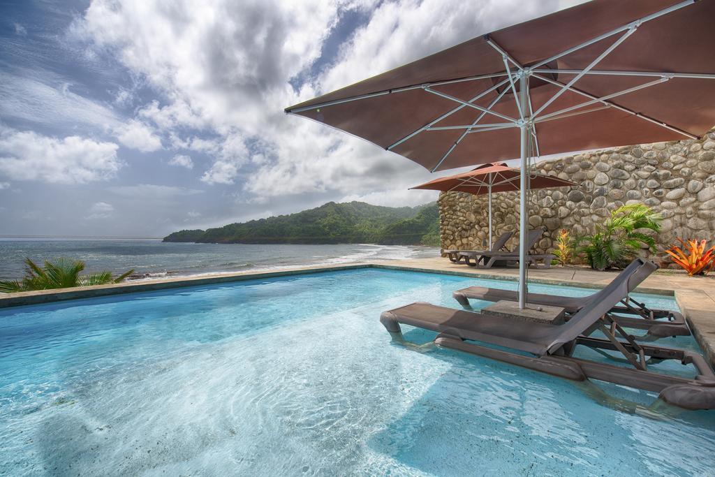 Pagua Bay House - Oceanfront Cabana'S Marigot Exterior foto