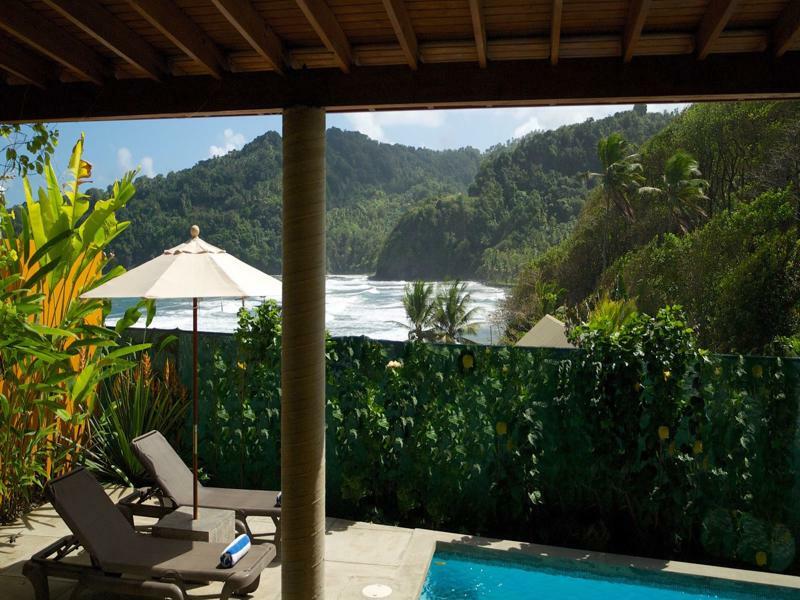 Pagua Bay House - Oceanfront Cabana'S Marigot Exterior foto